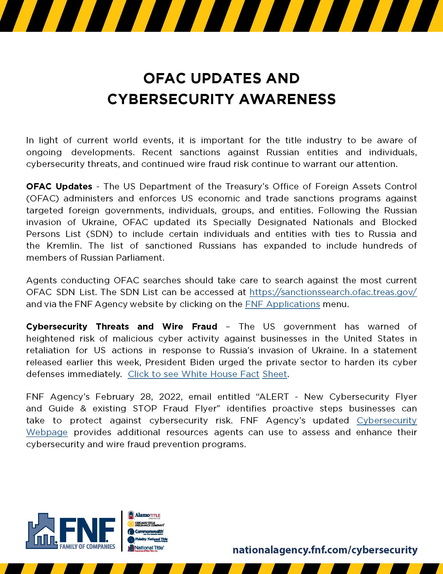 OFACUpdatesandCybersecurityAwareness